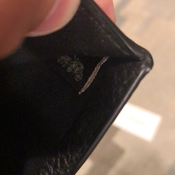 🆕 Coach Slim Billfold Wallet With Varsity Stripe - Picture 6 of 7